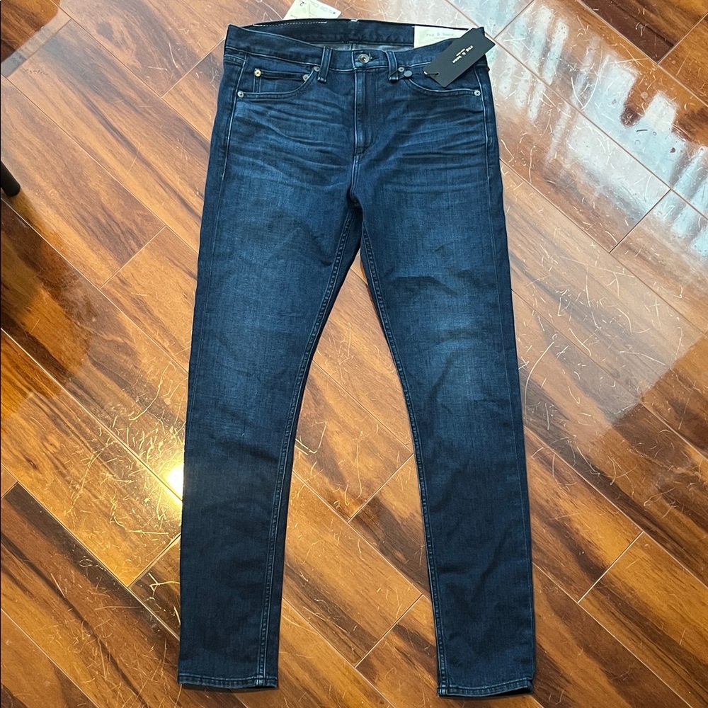 Rag & Bone Skinny Dark Blue Jeans